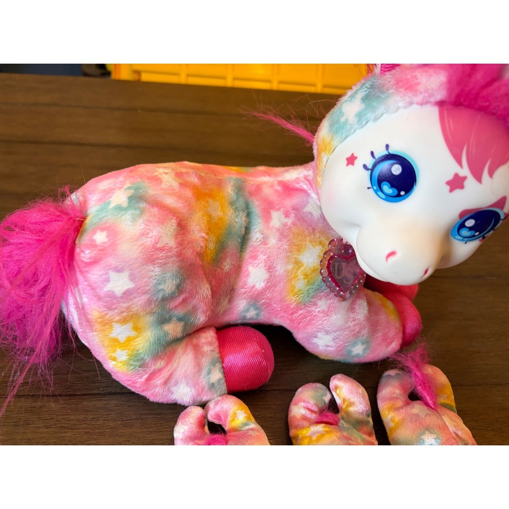 Just Play Unicorn Surprise Kids OS Pink Tie Dye Star Plush Mother & 3 Babies Set
